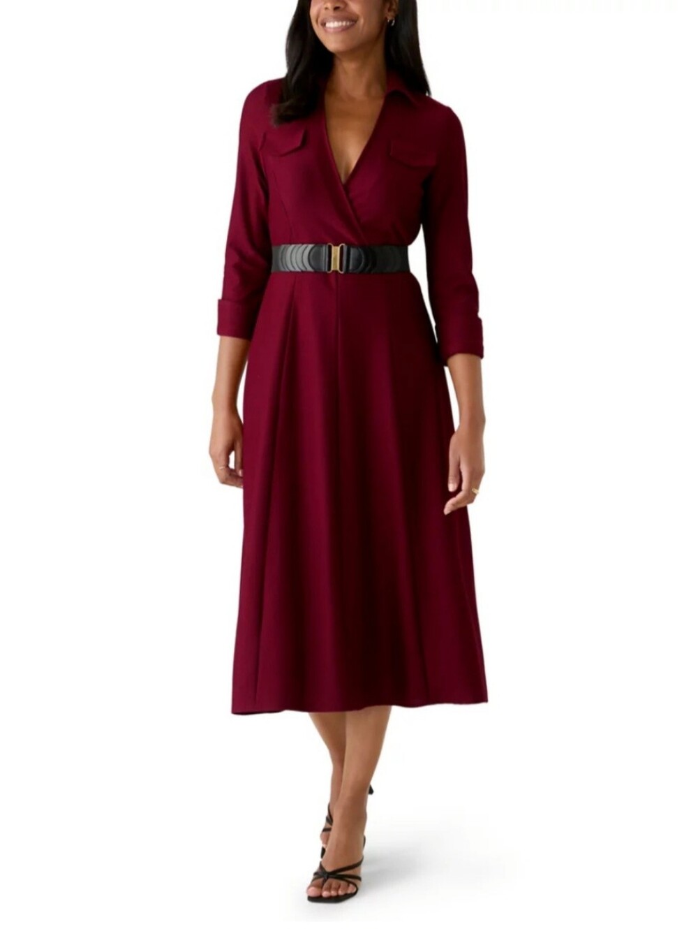 NWT A-line Belted Dress